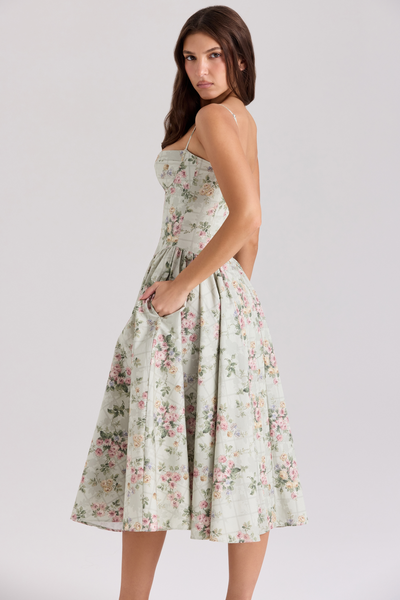 Zara™ | Floral Boned Dress