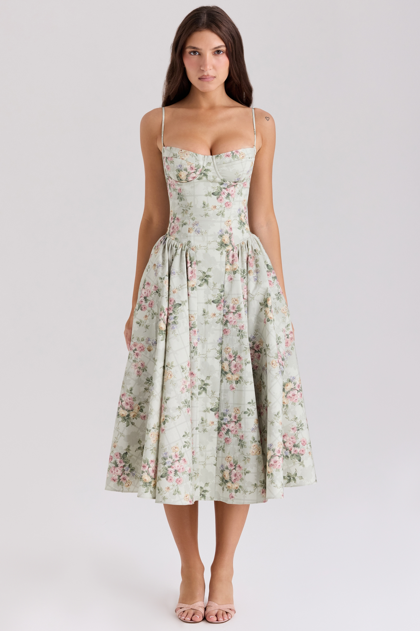 Zara™ | Floral Boned Dress