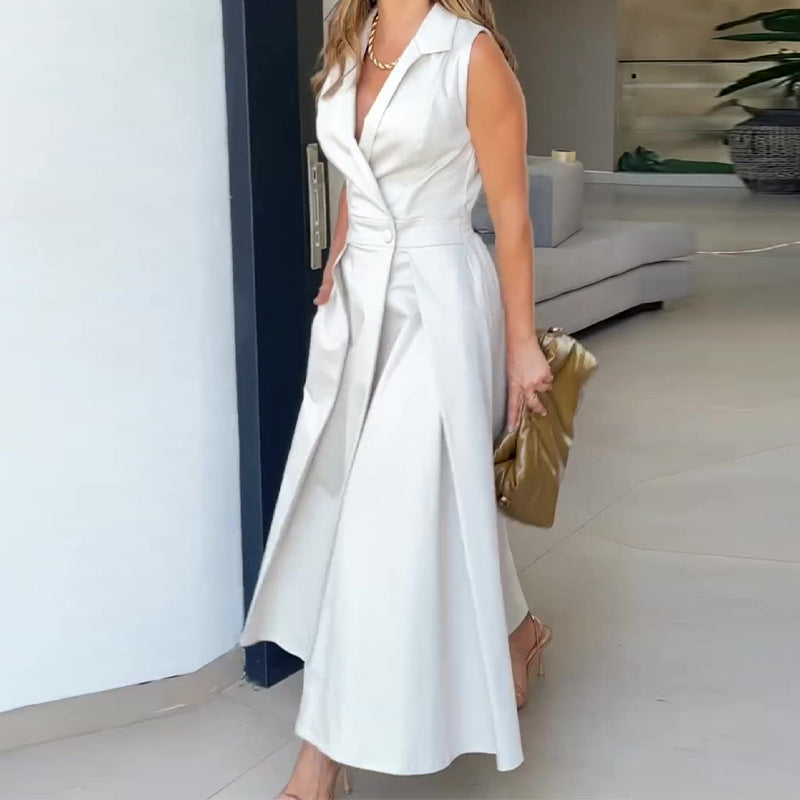 Amaia | V-Neck Midi Dress
