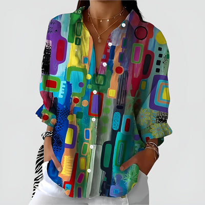 Edna™ Artistic Bloom Blouse