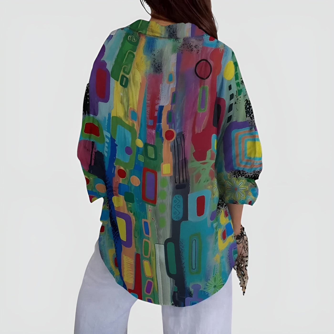Edna™ Artistic Bloom Blouse