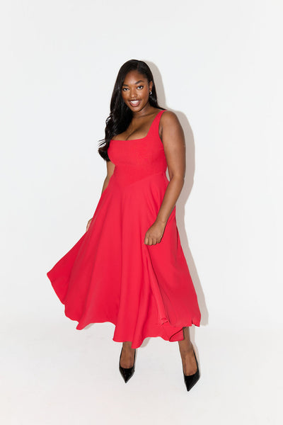 Selene™ | Timeless Flowy Midi Dress
