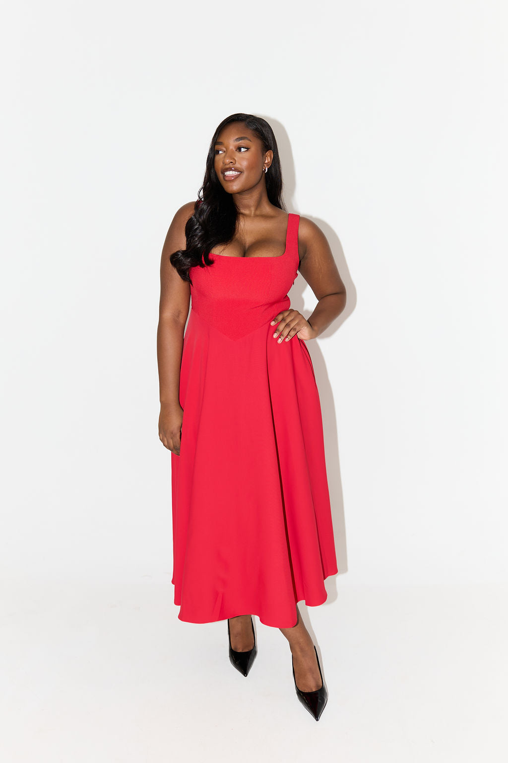 Selene™ | Timeless Flowy Midi Dress