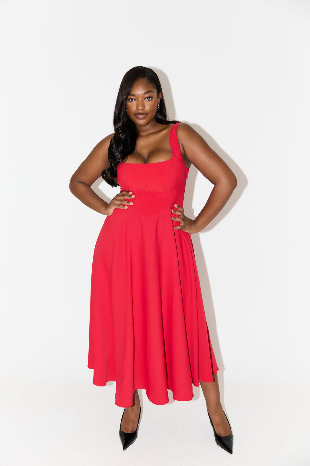 Selene™ | Timeless Flowy Midi Dress
