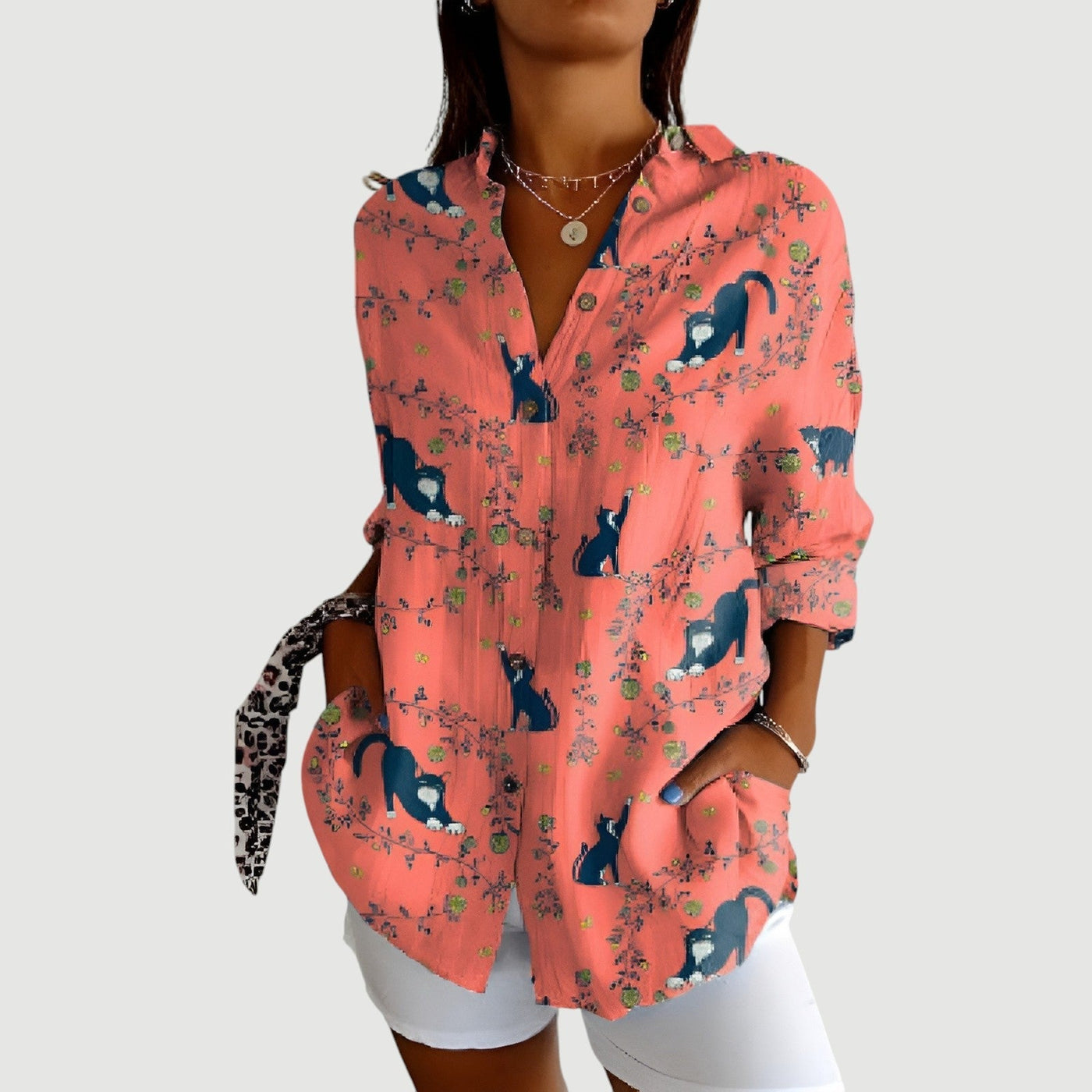 Freda™ | Artistic Bloom Blouse