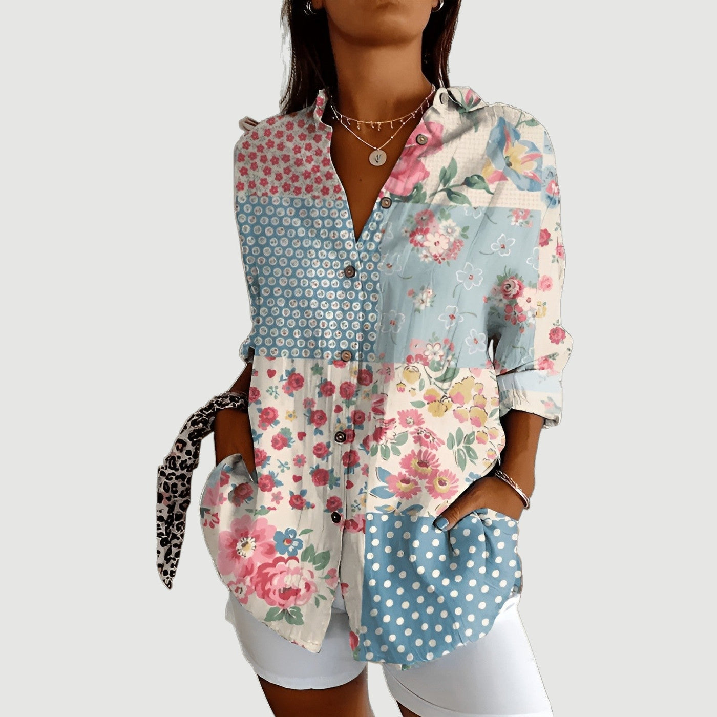Liv™ | Artistic Bloom Blouse