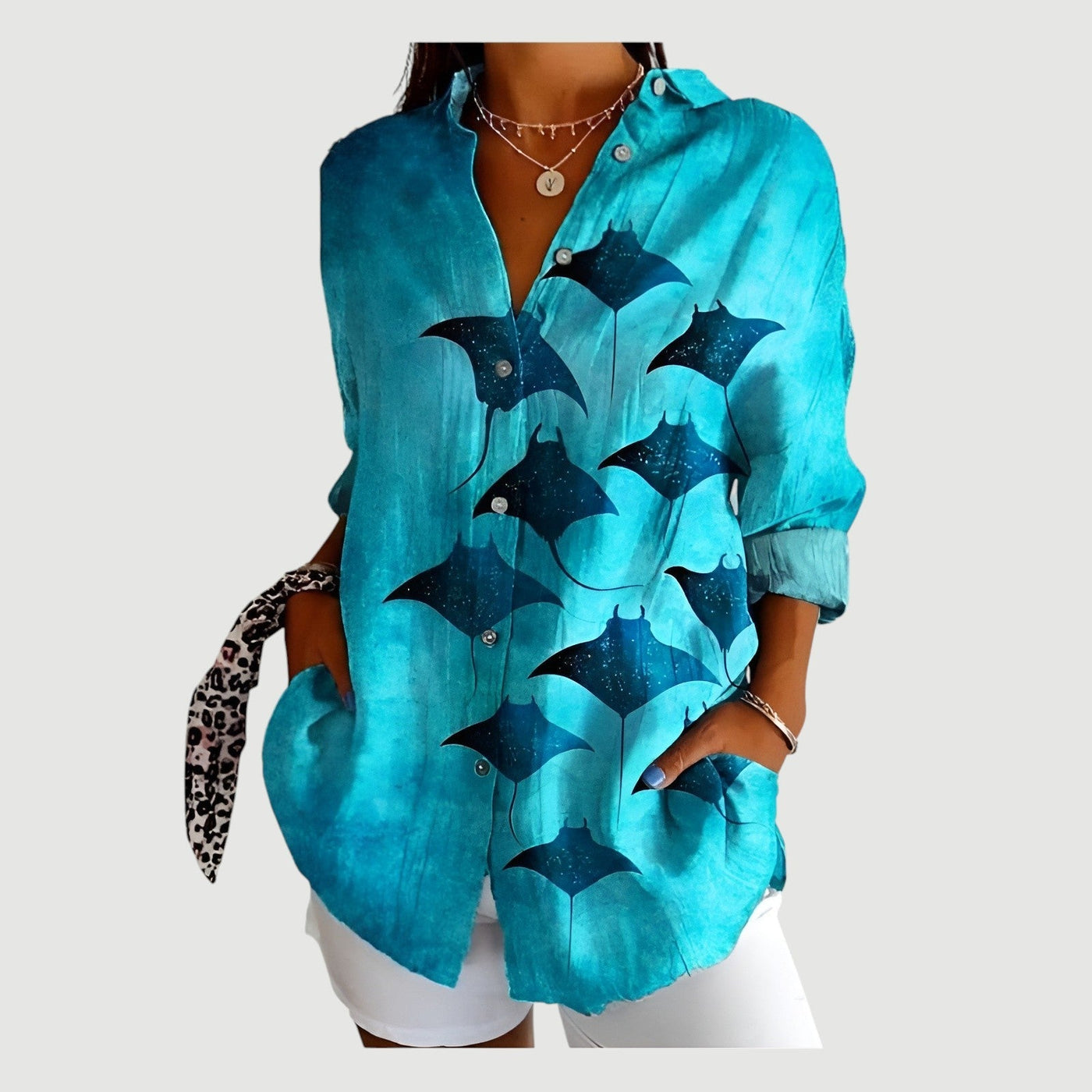 Iris™ | Artistic Bloom Blouse