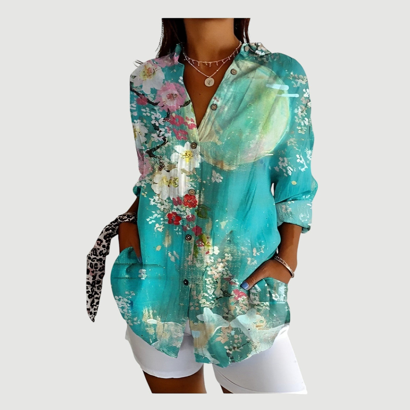 Ella™ | Artistic Bloom Blouse